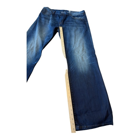 Marc Ecko Jeans Mens Boot 36X34 Cut N Sew Denim Boot Cut Thick Stitch - Picture 8 of 10